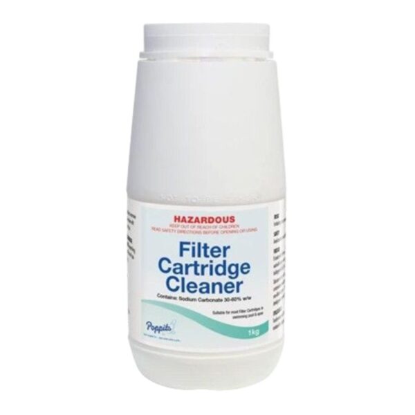 Tub of poppit filter cartridge cleaner