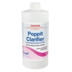 Bottle of poppit clarifier