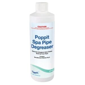 Bottle of poppit pipe degreaser