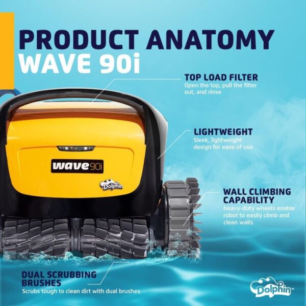 Dolphin Wave 90i Commercial Pool Robot - Image 3